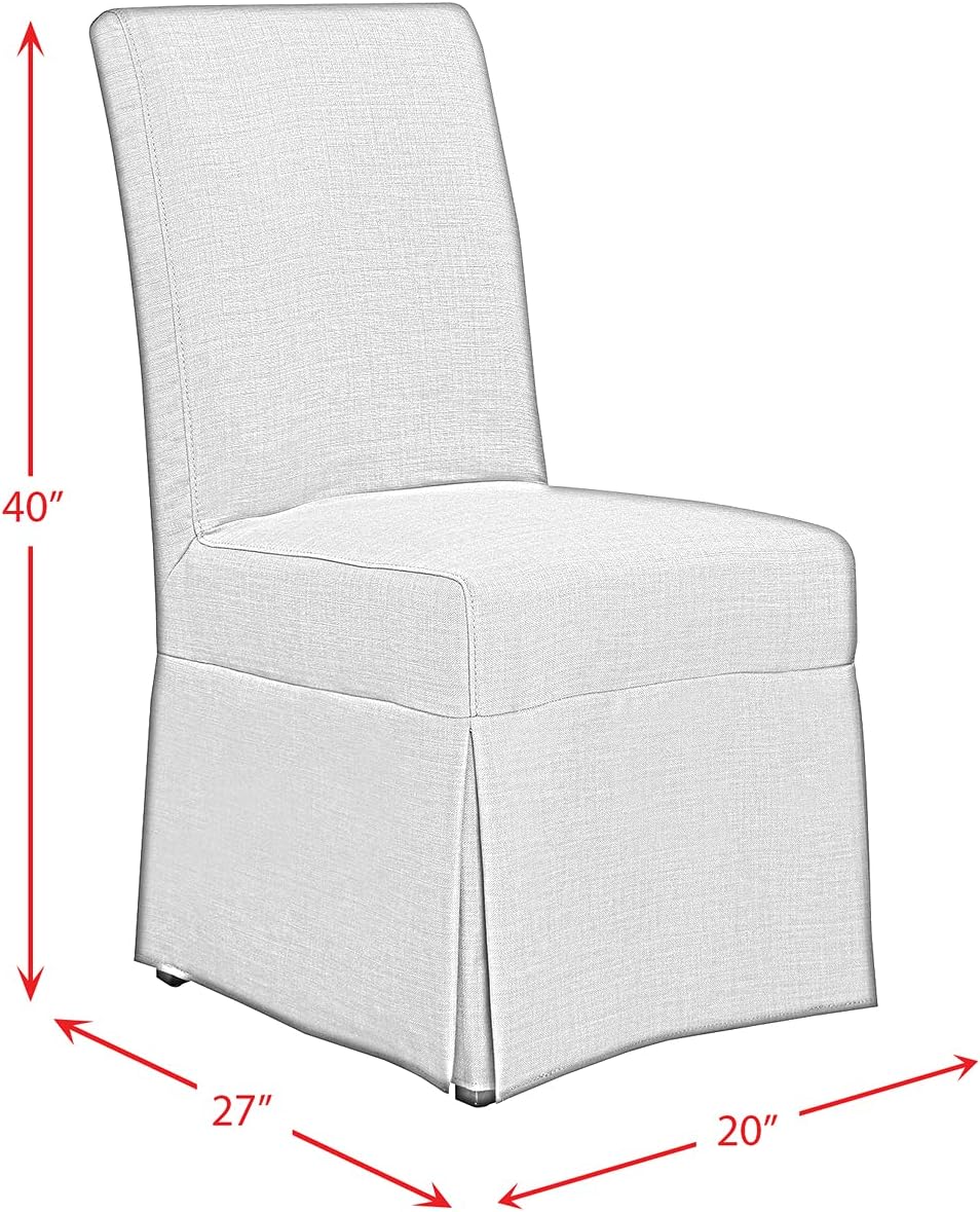 TEAL LINEN DINING CHAIRS