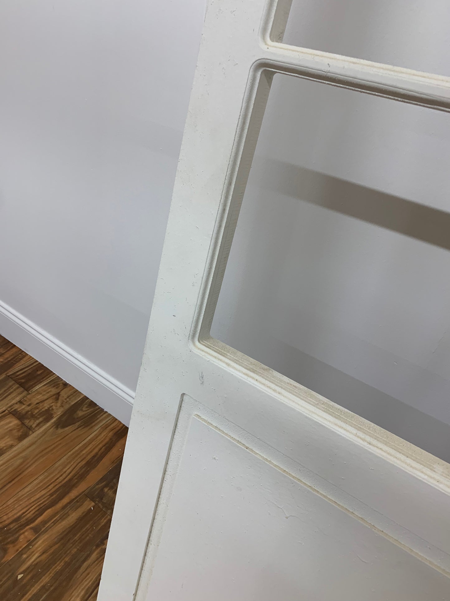 WHITE PANEL TRANSOM WINDOW