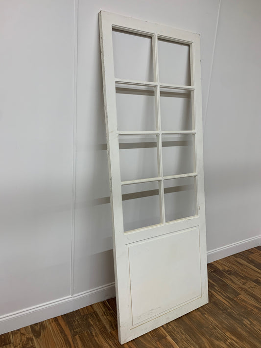 WHITE PANEL TRANSOM WINDOW