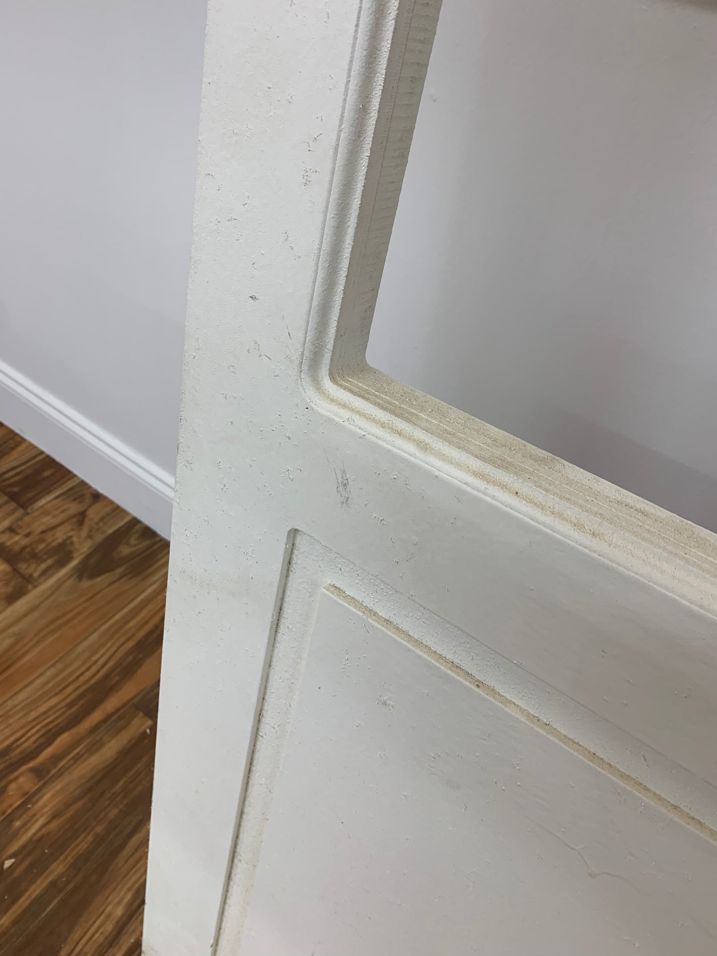 WHITE PANEL TRANSOM WINDOW