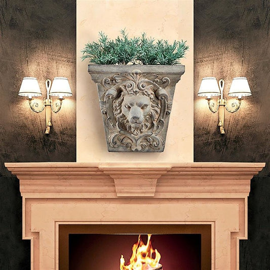 Lion Architectural Keystone Wall Pocket