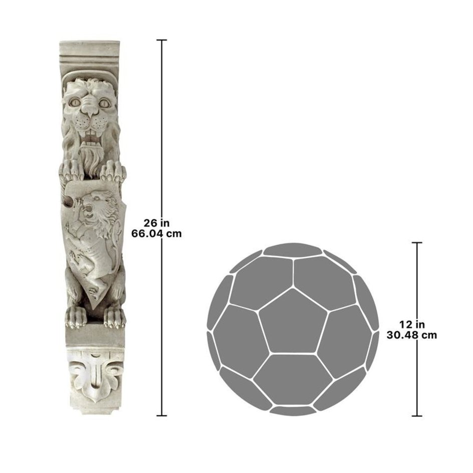 Lion Corbel Wall Sculptures