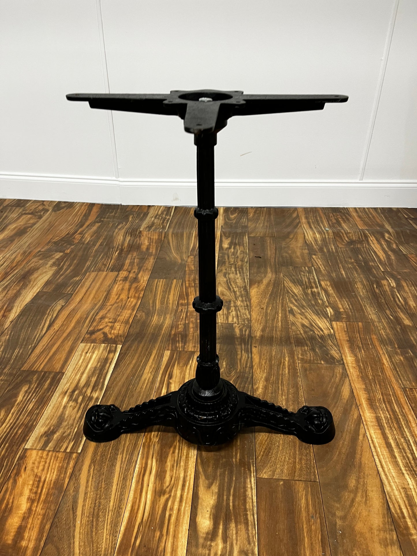 SIMPLE DARK WOOD CAFE TABLE
