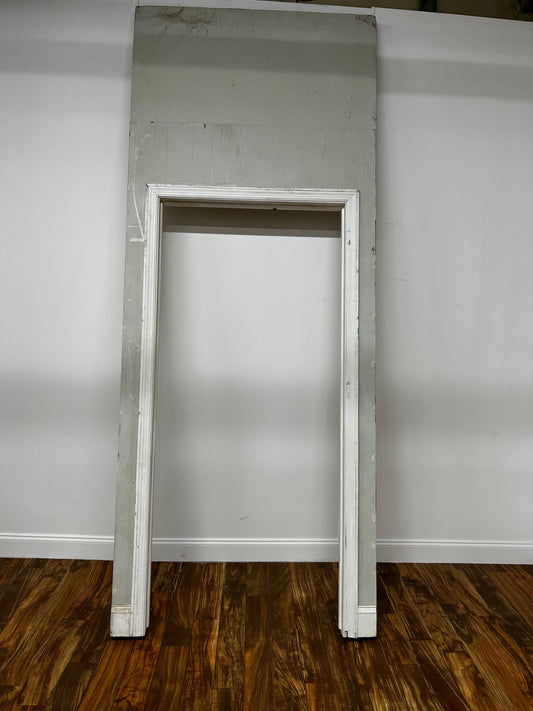 WHITE AND GRAY DOORWAY