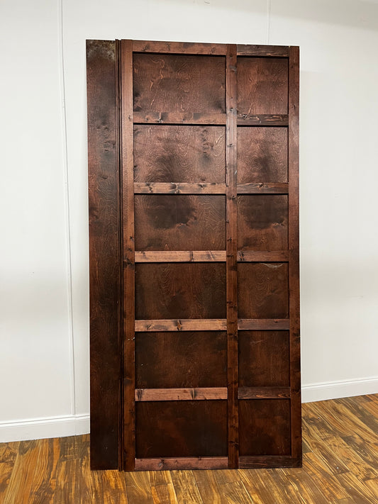 DARK WOOD WALL PANEL