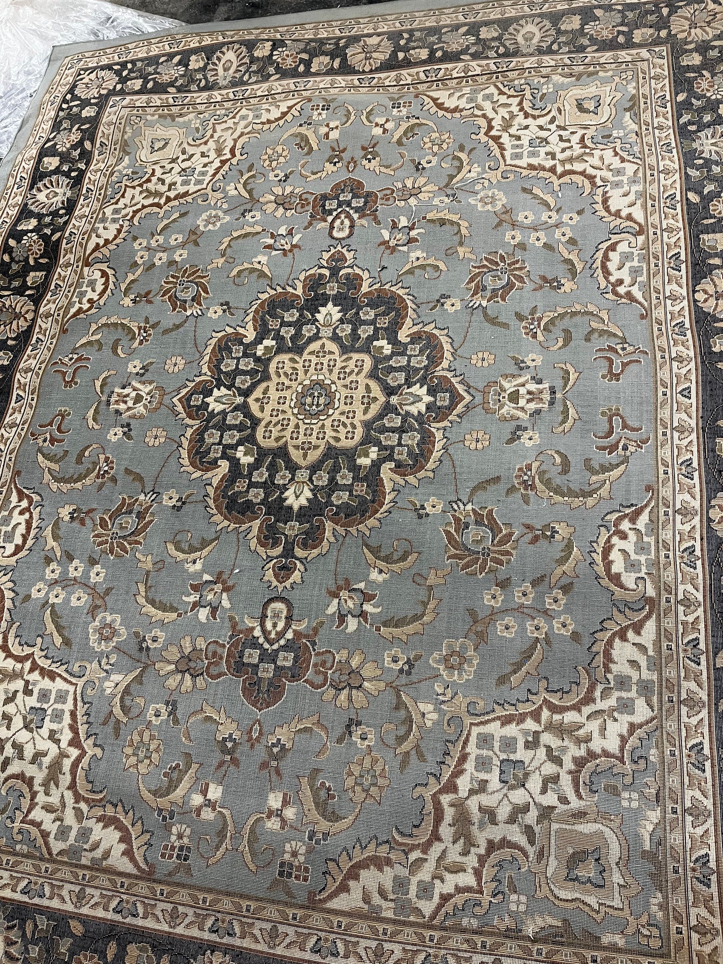 LIGHT BLUE ORIENTAL RUG