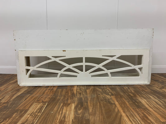 WHITE TRANSOM LIGHT WINDOW