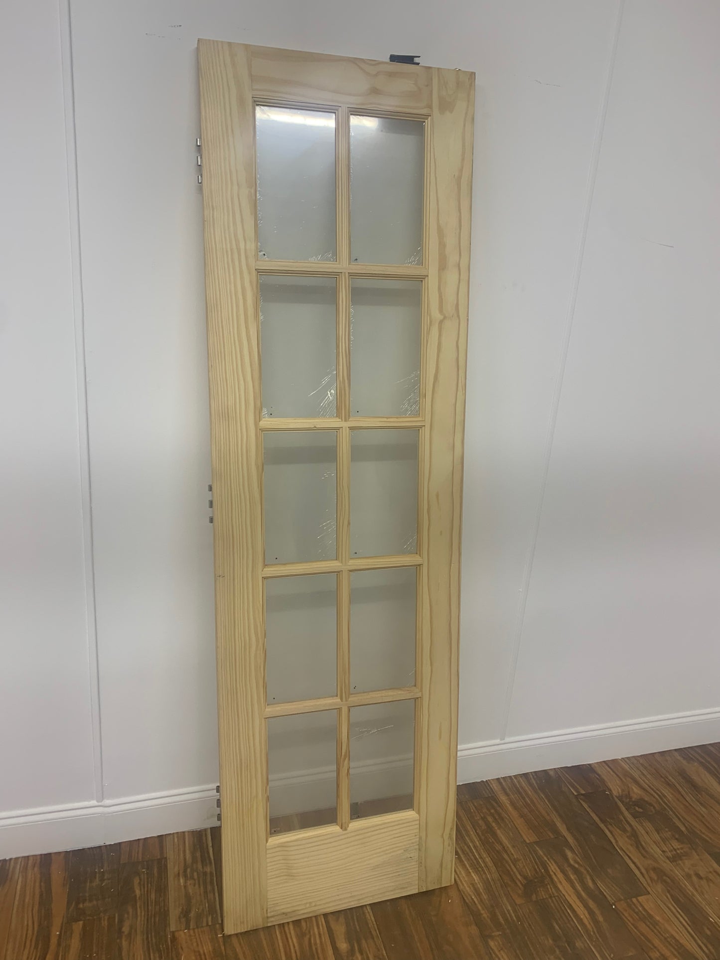 UNFINSIHED WOOD 10 PANE DOOR
