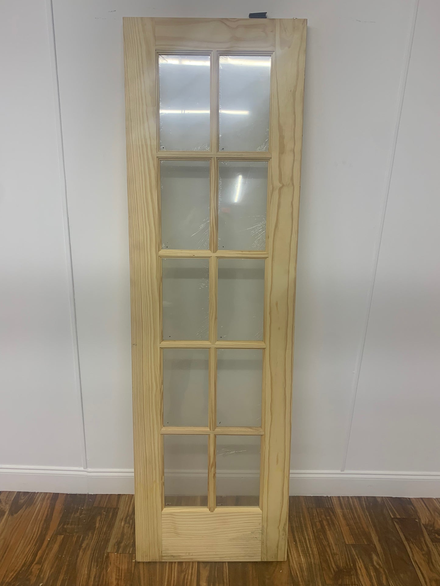UNFINSIHED WOOD 10 PANE DOOR
