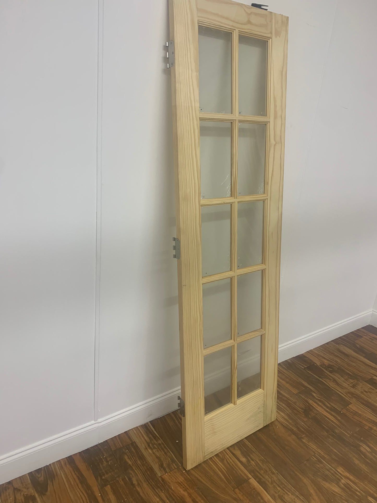 UNFINSIHED WOOD 10 PANE DOOR