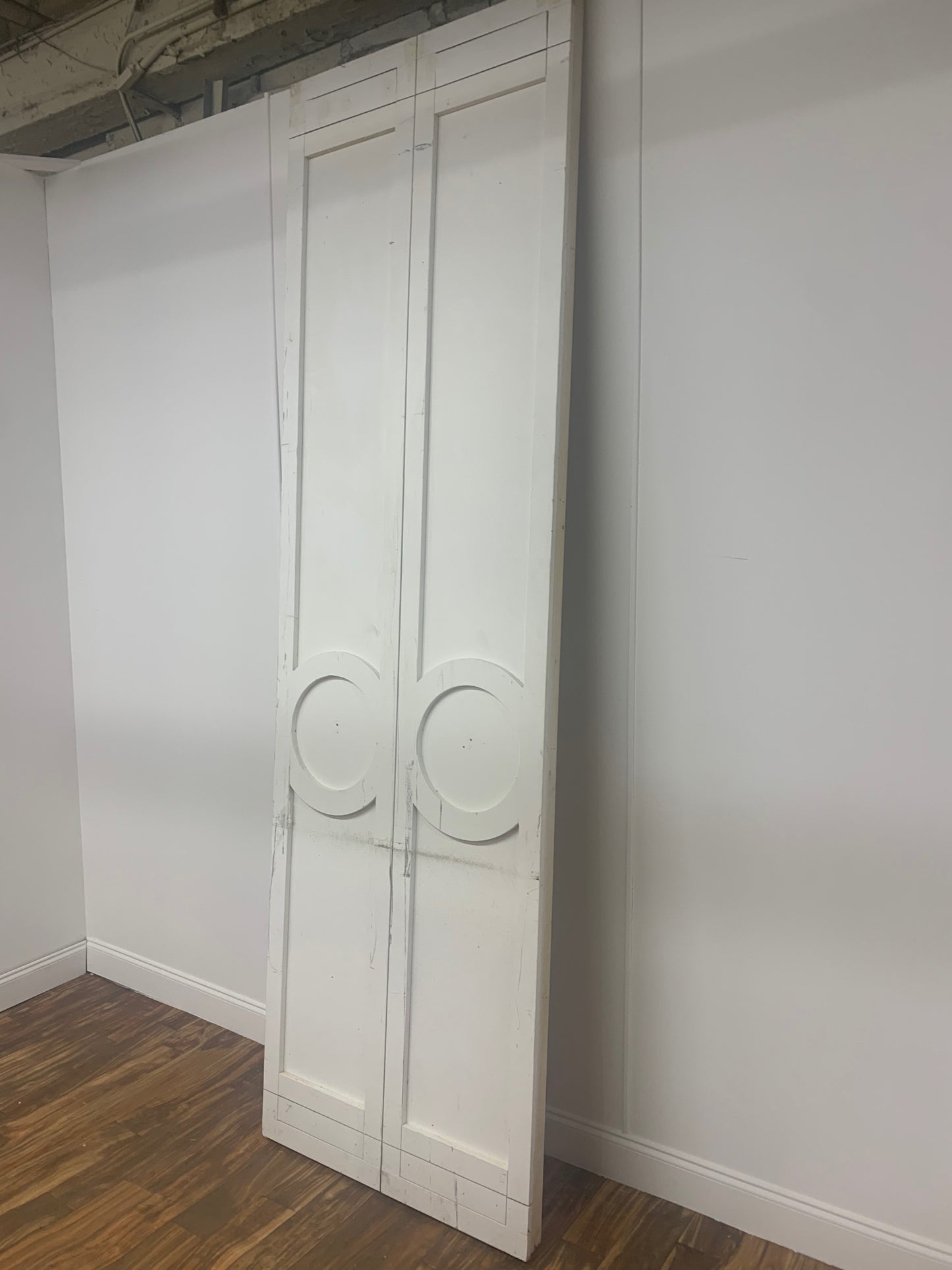 GIANT CLOSET DOUBLE DOOR WITH INLAY DESIGN