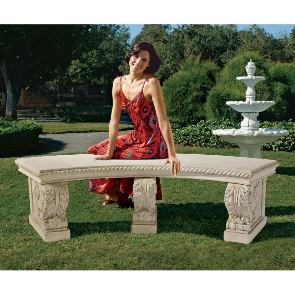 Crescent Garden Bench