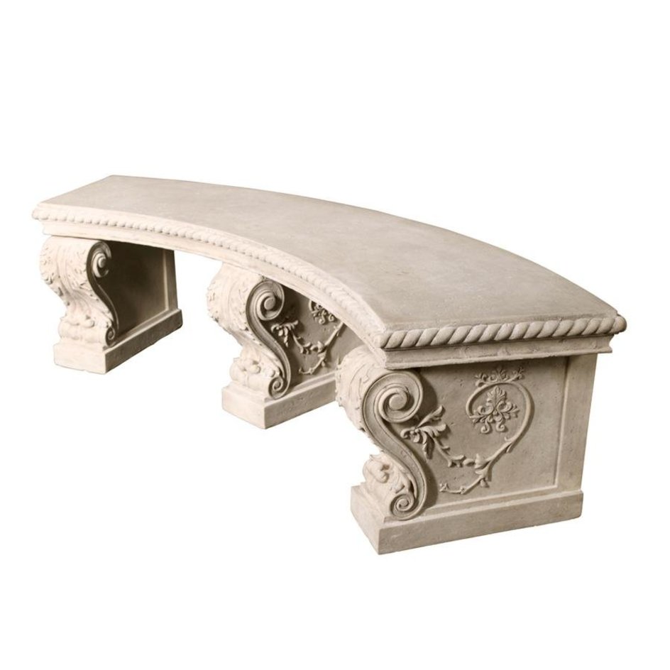 Crescent Garden Bench