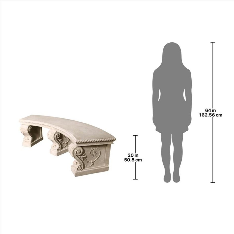 Crescent Garden Bench