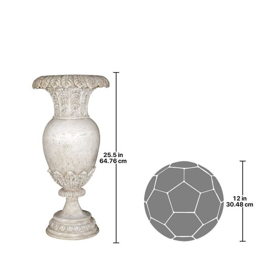 Floral Oviform Urn