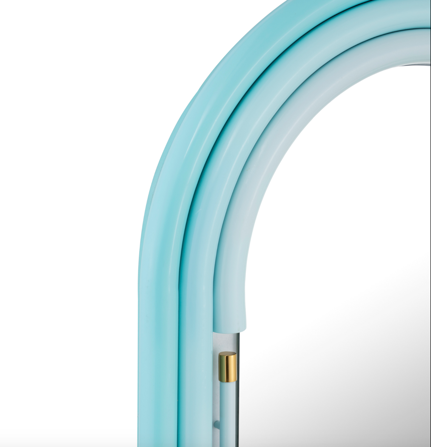 NEON WALL MIRROR IN BLUE