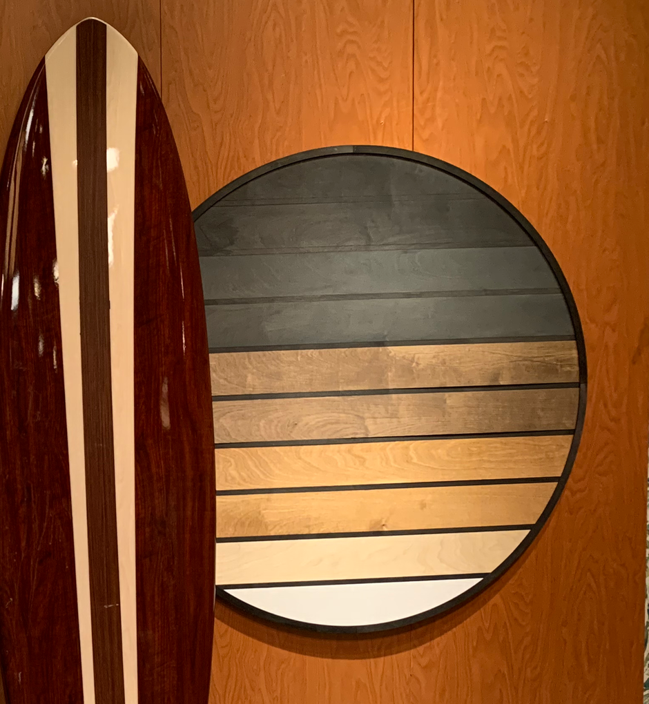 Large Circular Wood Wall Art