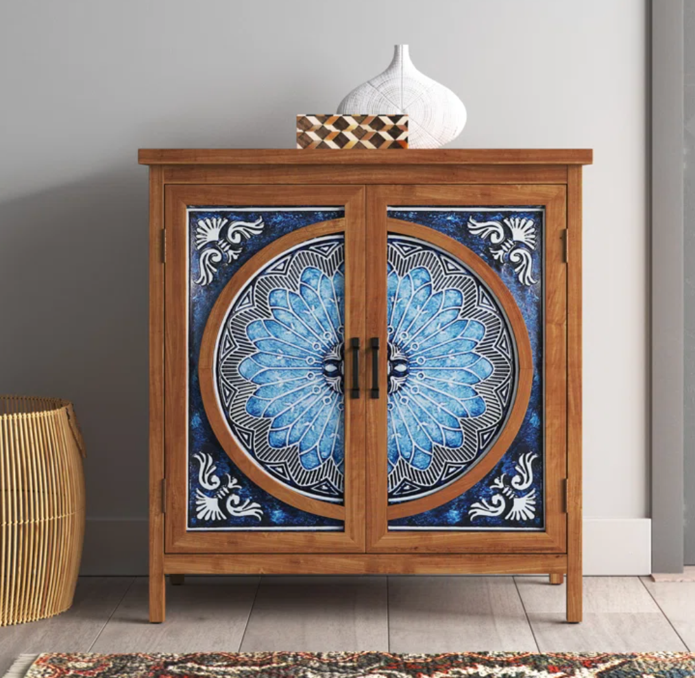 Boho Cabinet Console