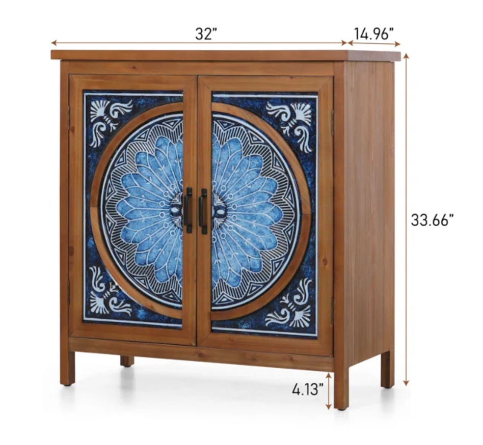 Boho Cabinet Console