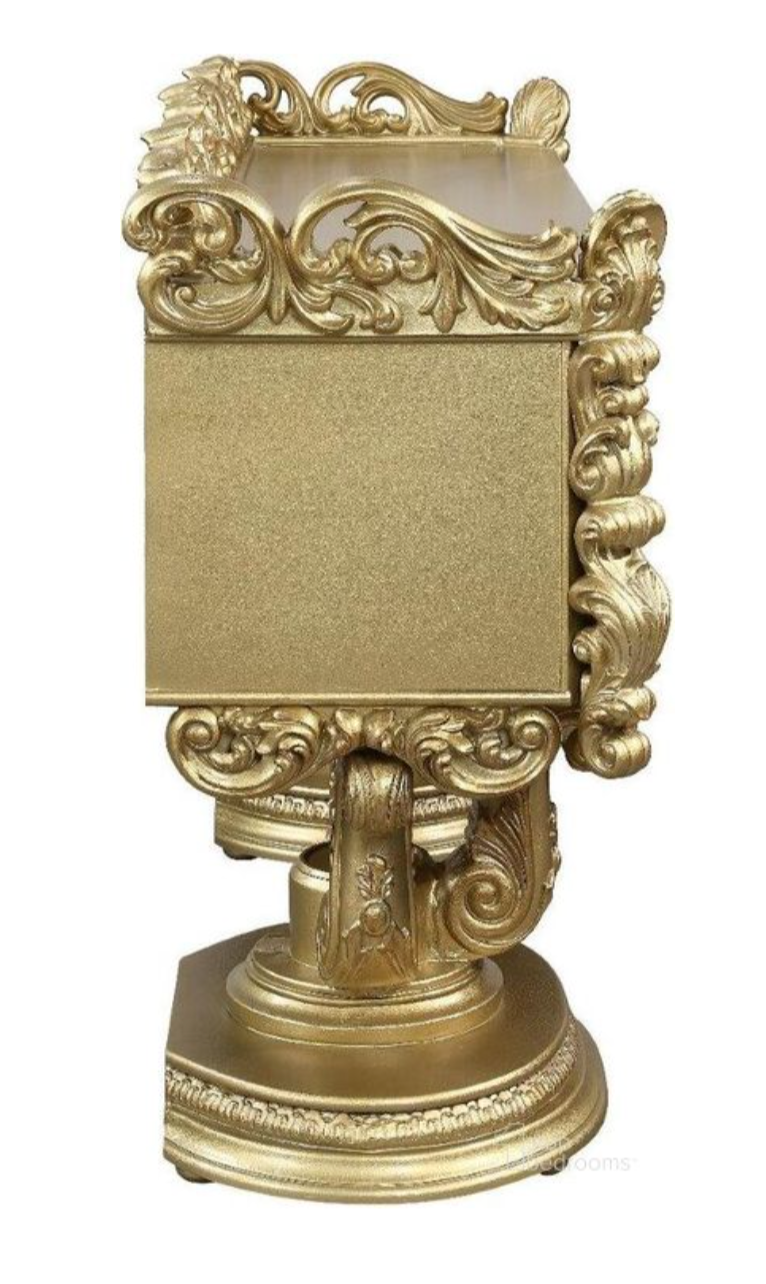 ORNATE GOLD LARGE VANITY BUFFET
