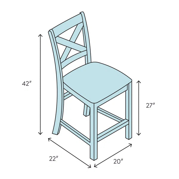 RED HIGH CHAIR BAR STOOL WITH FLORAL CUSHIONS