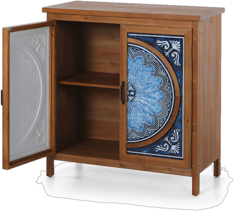 Boho Cabinet Console