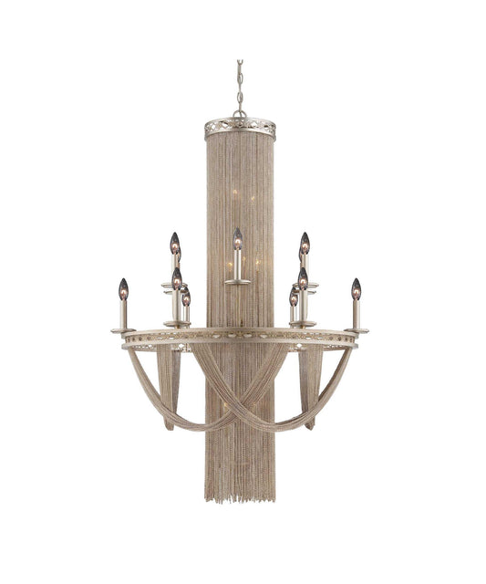 THIN CHAIN-LINK CHANDELIER