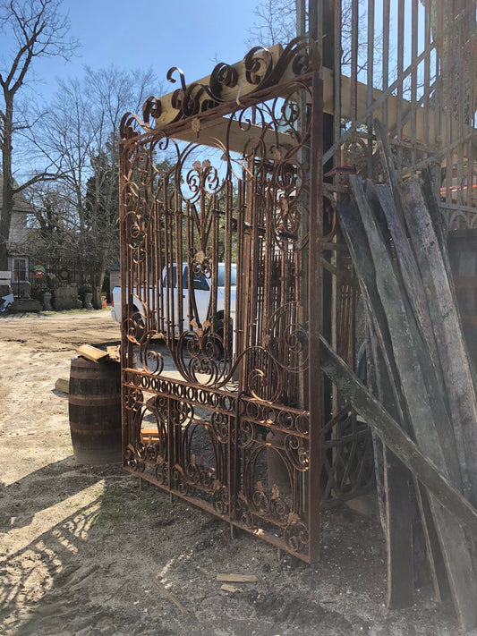 ANTIQUE IRON GATES - RUST