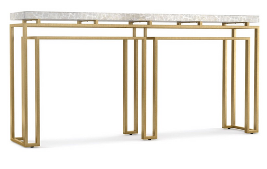MARBLE TOP CONSOLE TABLE