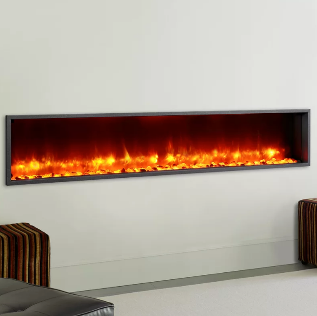 LED WALL MOUNTED FIREPLACE