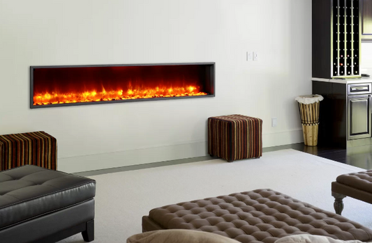 LED WALL MOUNTED FIREPLACE