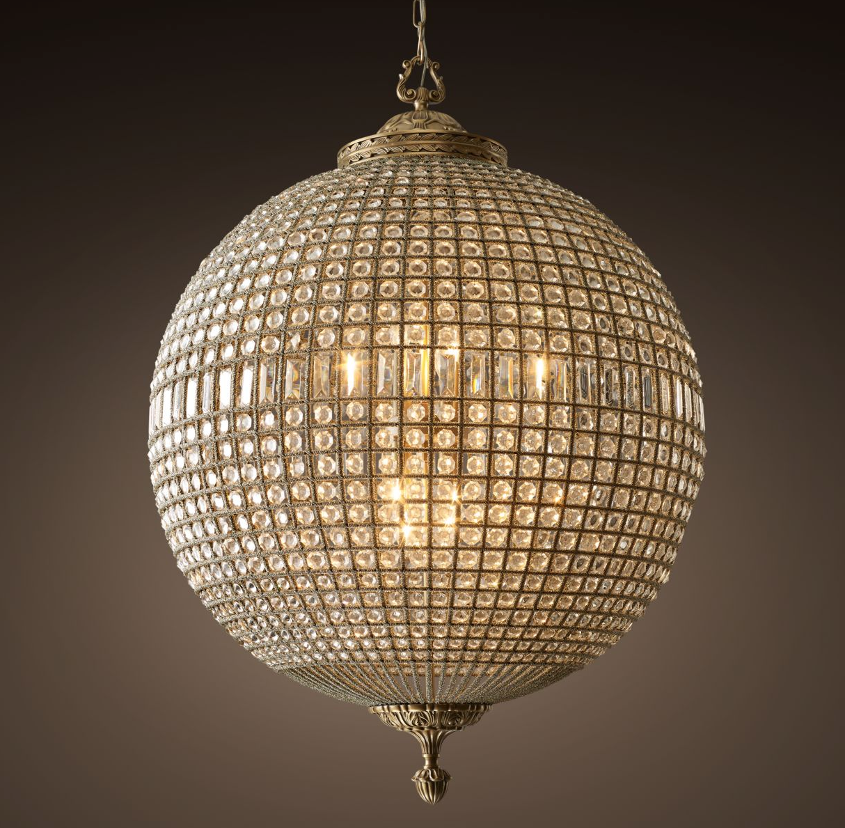 CASBAH CRYSTAL CHANDELIER 36"