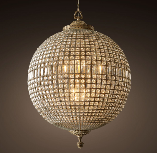CASBAH CRYSTAL CHANDELIER 36"