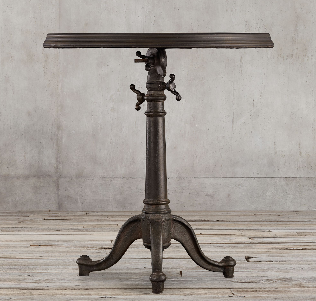 FRENCH TILT-TOP BRASSERIE ACCENT TABLE