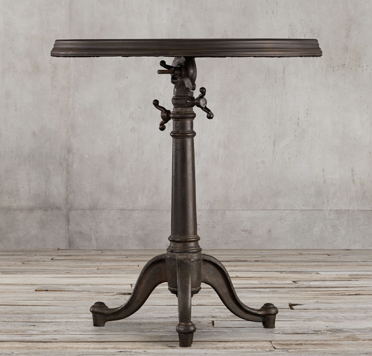 FRENCH TILT-TOP BRASSERIE ACCENT TABLE