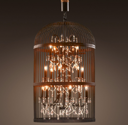 BIRDCAGE CHANDELIER