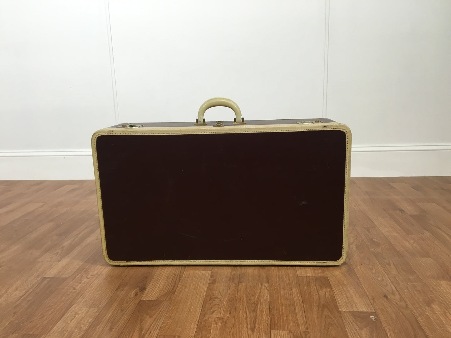 VINTAGE LUGGAGE, BROWN/BEIGE