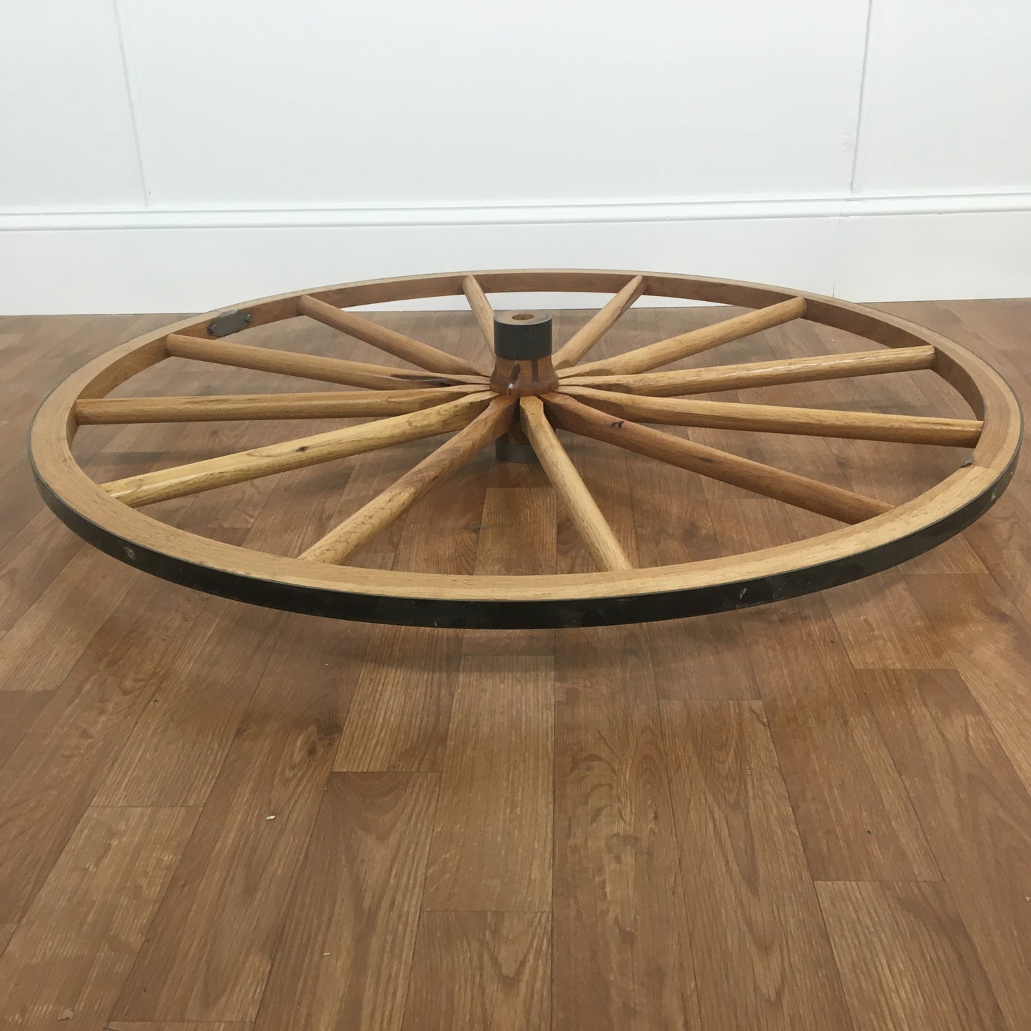 WOODEN WAGON WHEEL