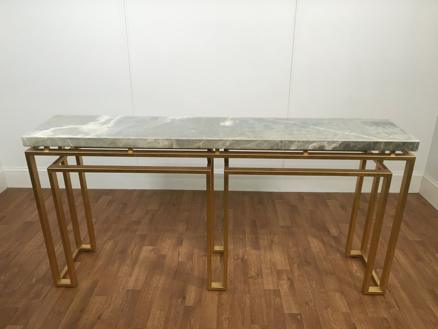 MARBLE TOP CONSOLE TABLE