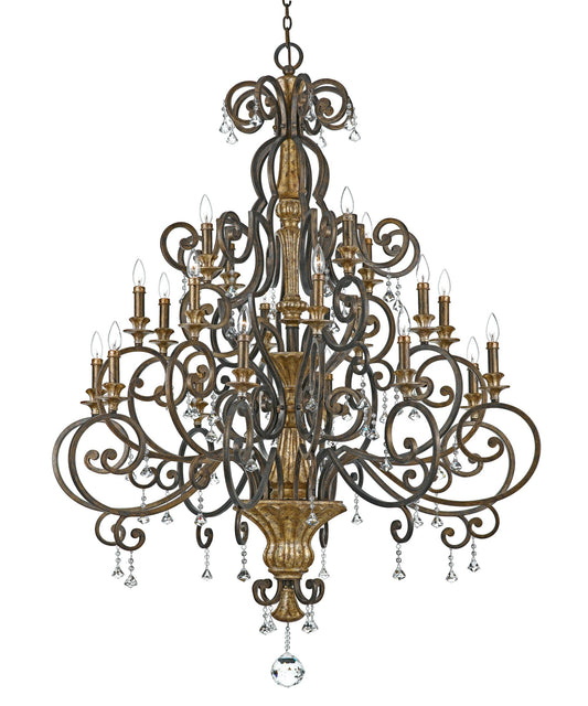 ORNATE CANDALABRA CHANDELIER