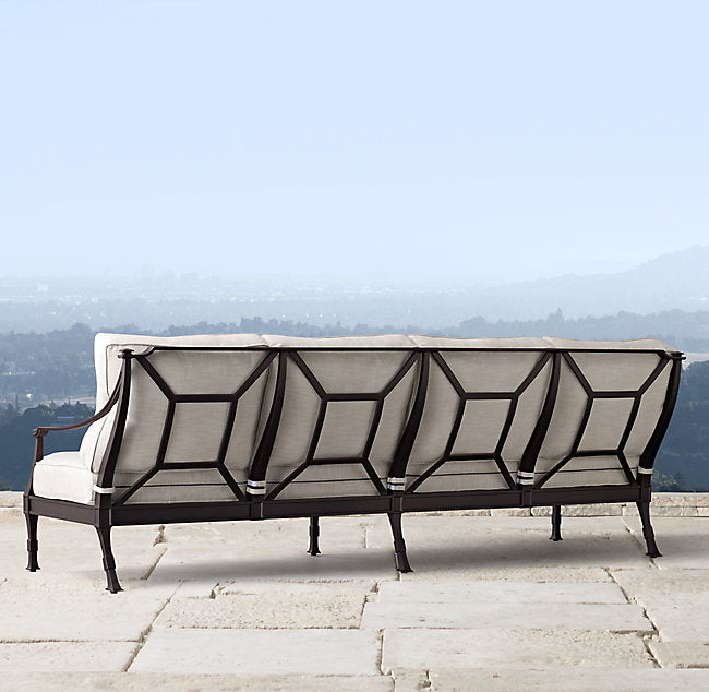 BEIGE LUXE OUTDOOR SOFA