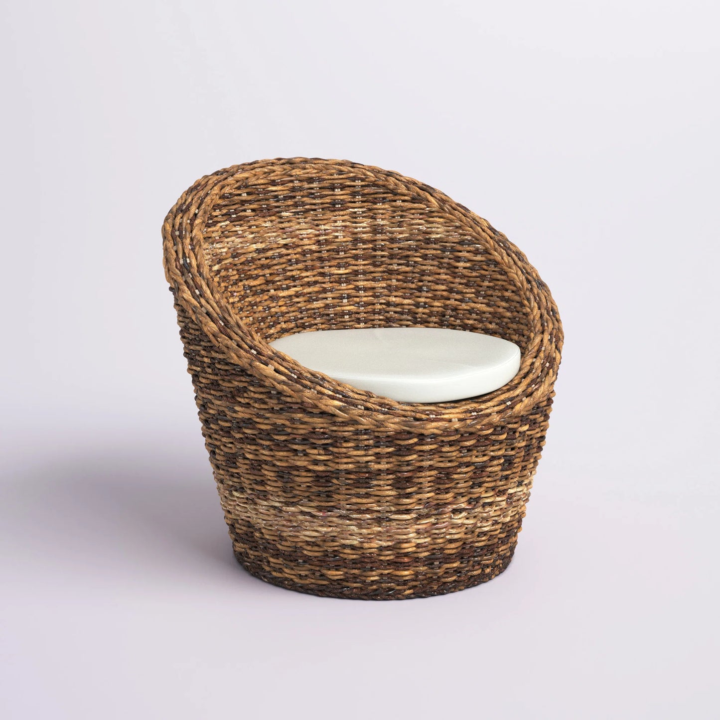 ROUND BACK WICKER OUTDOOR CHAIRS
