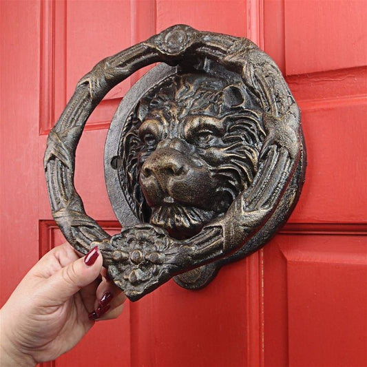 Cast Iron Lion Door Knocker