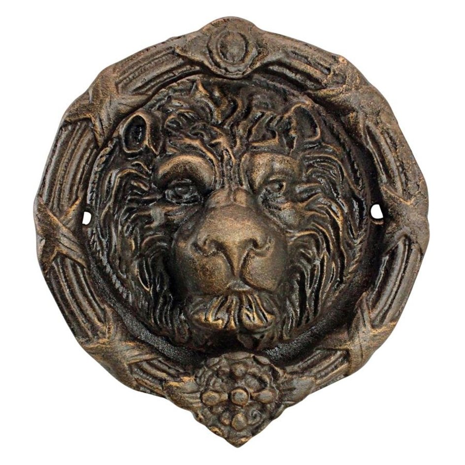 Cast Iron Lion Door Knocker