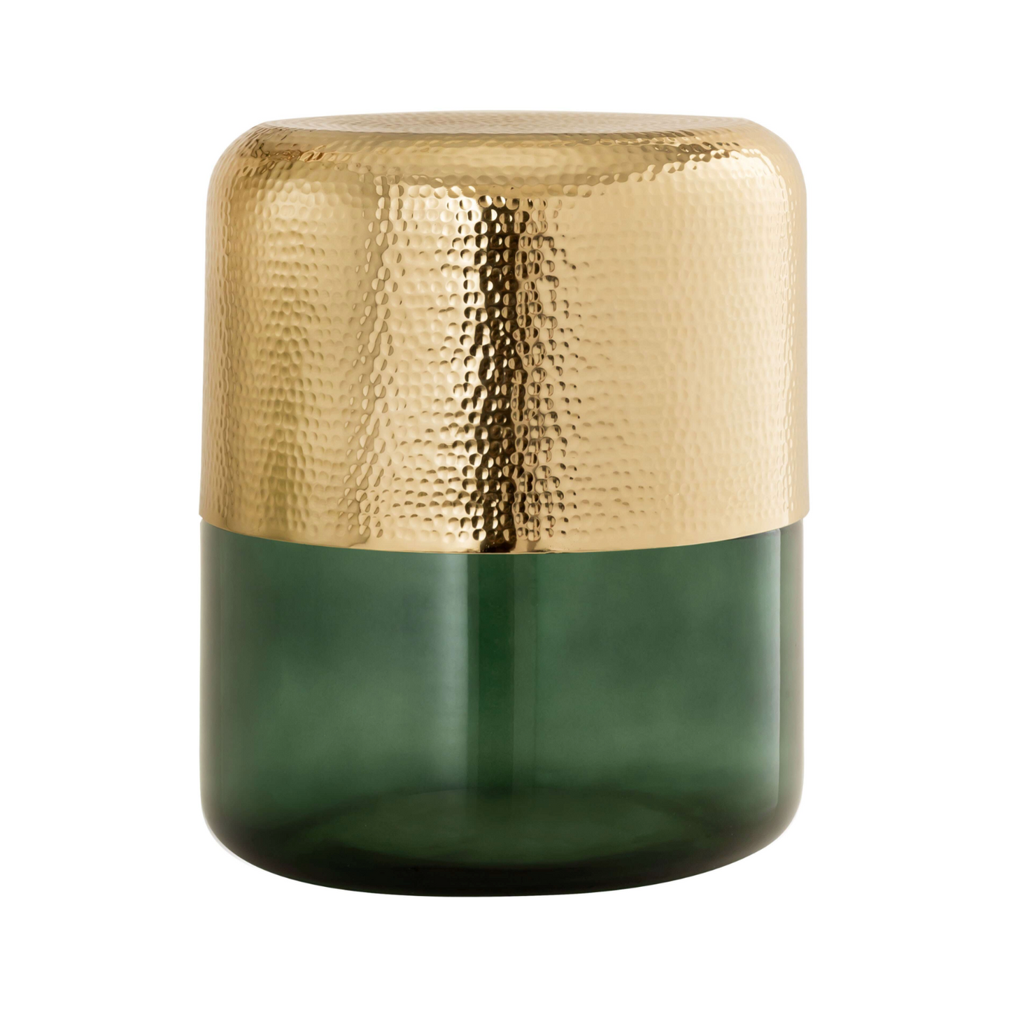 GREEN AND GOLD SIDE TABLE
