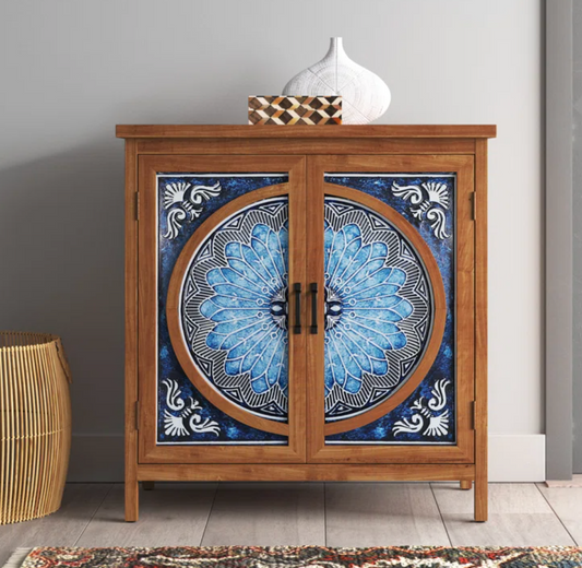 Boho Cabinet Console