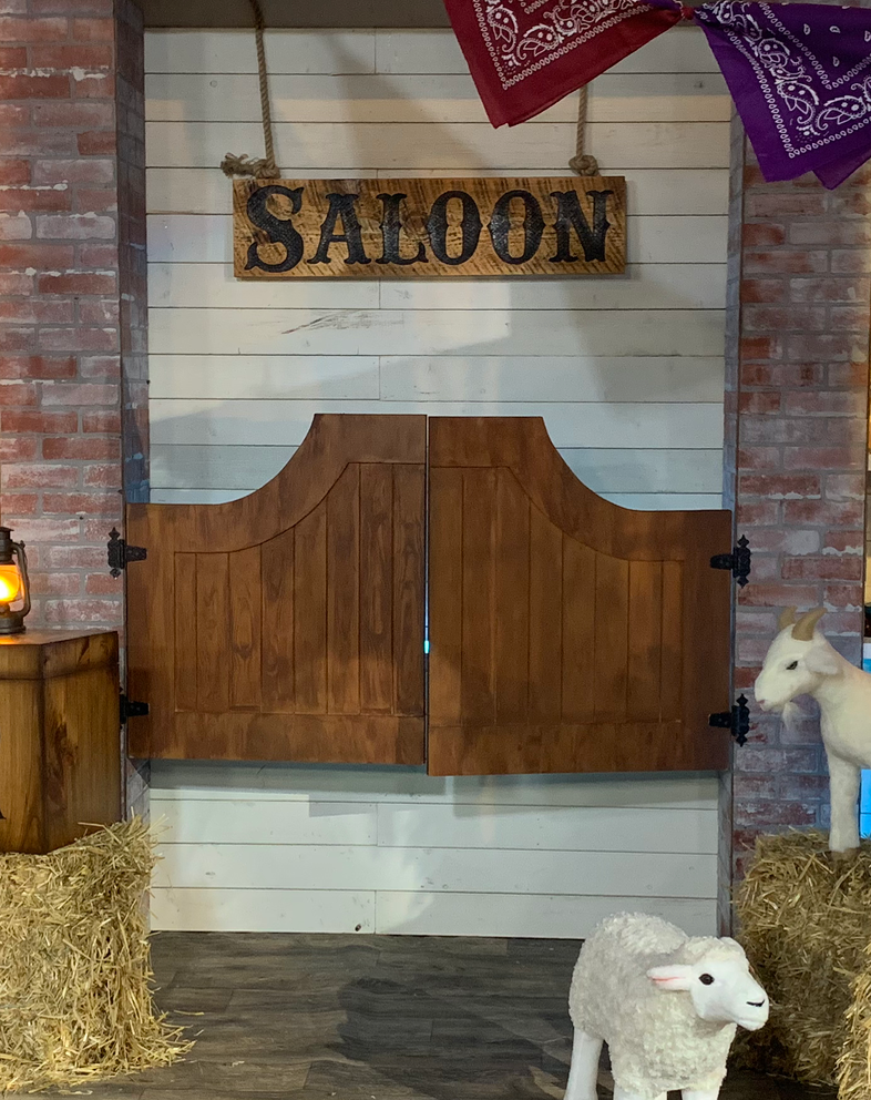 CARVED WOOD SALOON SIGN