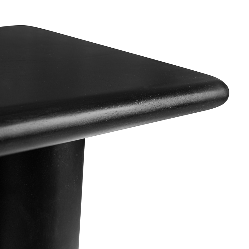BLACK SOLID WOOD MODERN CONSOLE TABLE