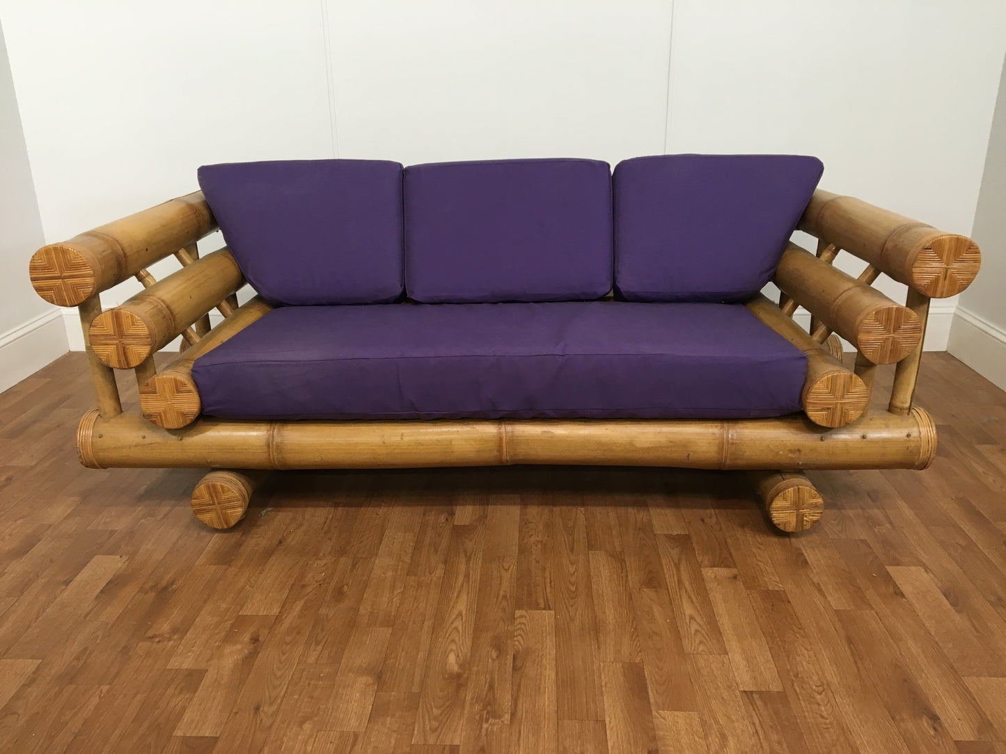 VINTAGE BAMBOO COUCH
